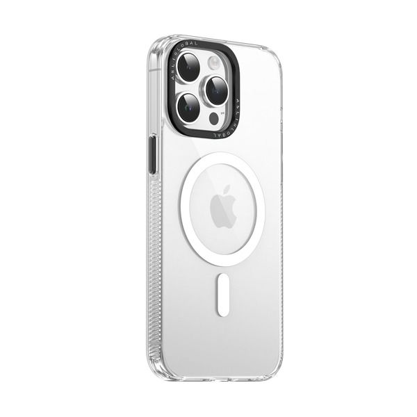 Asli Global iPhone 15 Pro Max Distinctive Case With Camera Metal Frame |Clear Asli Global iPhone 15 Pro Max Distinctive Case With Camera Metal Frame |Clear